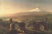 Thomas Cole Mount Etna from Taormina (mk13) France oil painting artist